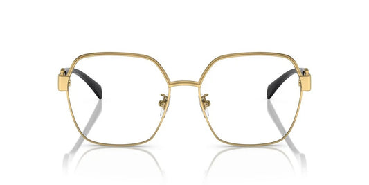 Versace VE1291D 1002 Eyeglasses 56mm Gold / Clear Demo Lens