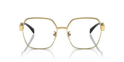 Versace VE1291D 1002 Eyeglasses 56mm Gold / Clear Demo Lens
