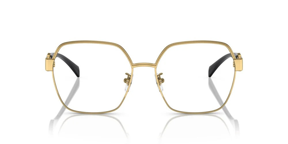Versace VE1291D 1002 Eyeglasses 56mm Gold / Clear Demo Lens