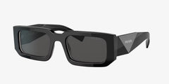 Prada Sunglasses PR06YS 09Q5S0 53mm Black White / Dark Grey Lens