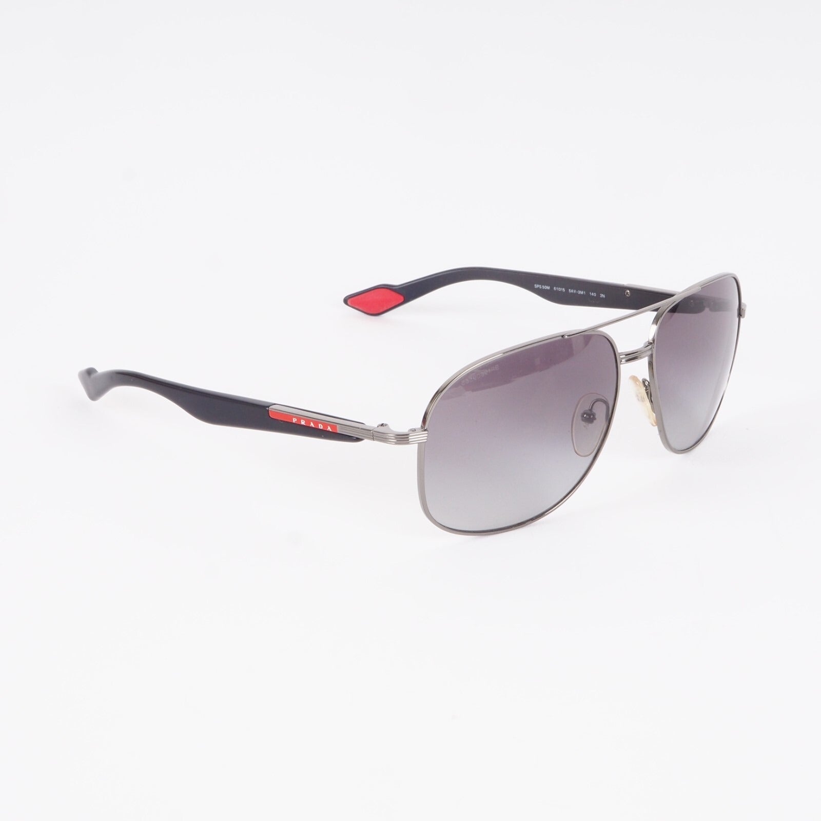 Prada Sport PS50MS 5AV3M1 Sunglasses 61mm Gunmetal / Grey Gradient Lens