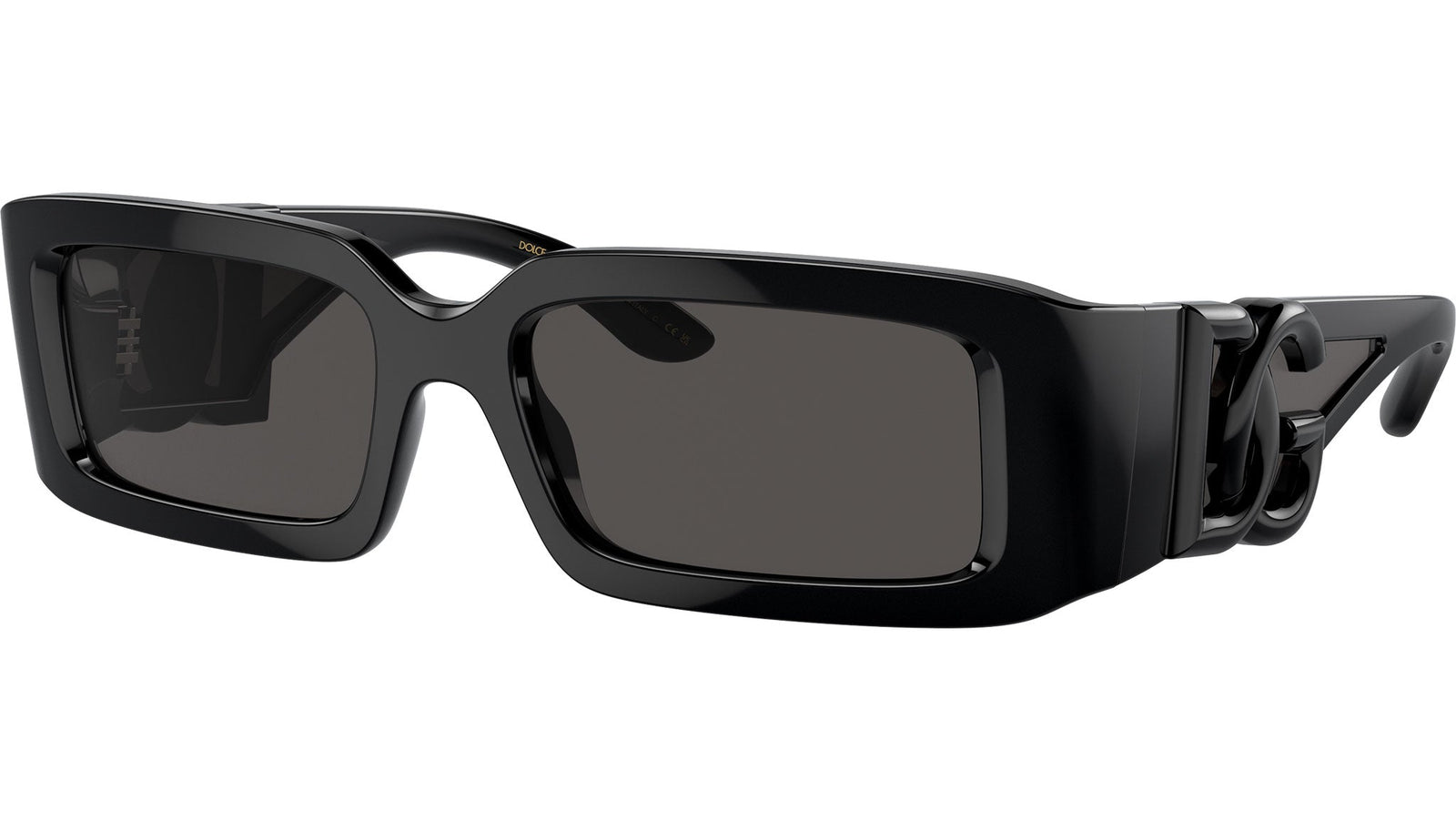 Dolce & Gabbana Sunglasses DG6197 50187 53mm Black / Dark Grey Lens