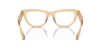 Burberry Eyeglasses BE2406U 4063 52mm Transparent Brown / Demo Lens
