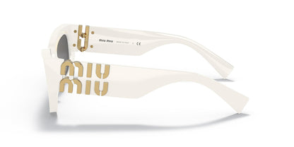 Miu Miu Sunglasses MU09WS 1425S0 53mm White / Dark Grey Lens
