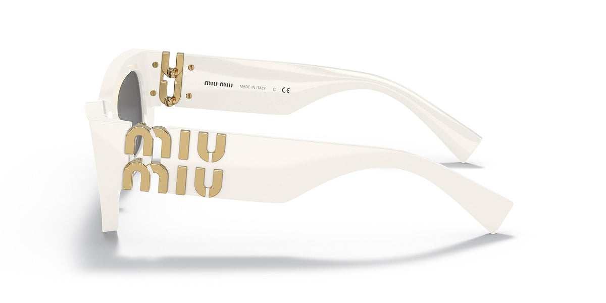 Miu Miu Sunglasses MU09WS 1425S0 53mm White / Dark Grey Lens