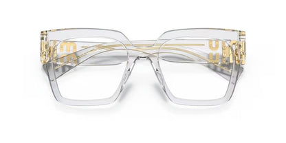 Miu Miu MU04UV 2AZ1O1 Eyeglasses 52mm Crystal / Clear Demo Lens - image 2