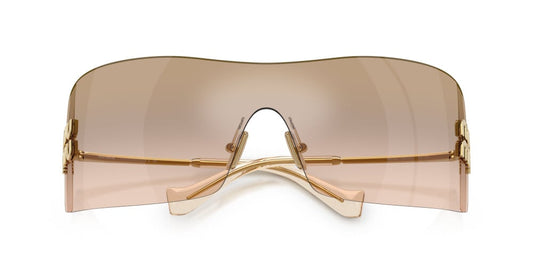 Miu Miu MUB53S 5AK20P 44mm Sunglasses Gold / Light Brown Bronze Mirror Lens - image 2