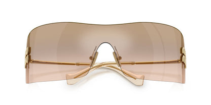 Miu Miu MUB53S 5AK20P 44mm Sunglasses Gold / Light Brown Bronze Mirror Lens - image 2