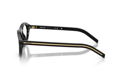 Prada PRB15S 16K60K 51mm Sunglasses Black / Blue Light Filter Clear Lens - image 3