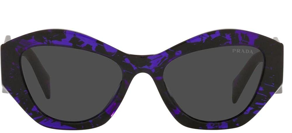 Prada Sunglasses PR07YS 05V5S0 53mm Abstract Purple / Dark Grey Lens