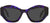 Prada Sunglasses PR07YS 05V5S0 53mm Abstract Purple / Dark Grey Lens