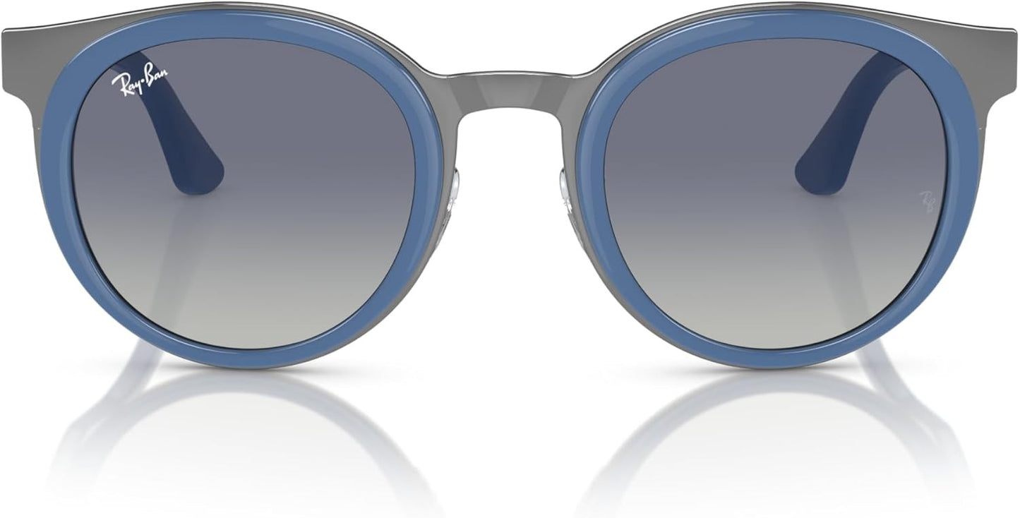 Ray-Ban RB3710 92584L Sunglasses 50mm Light Blue on Gunmetal / Grey Gradient