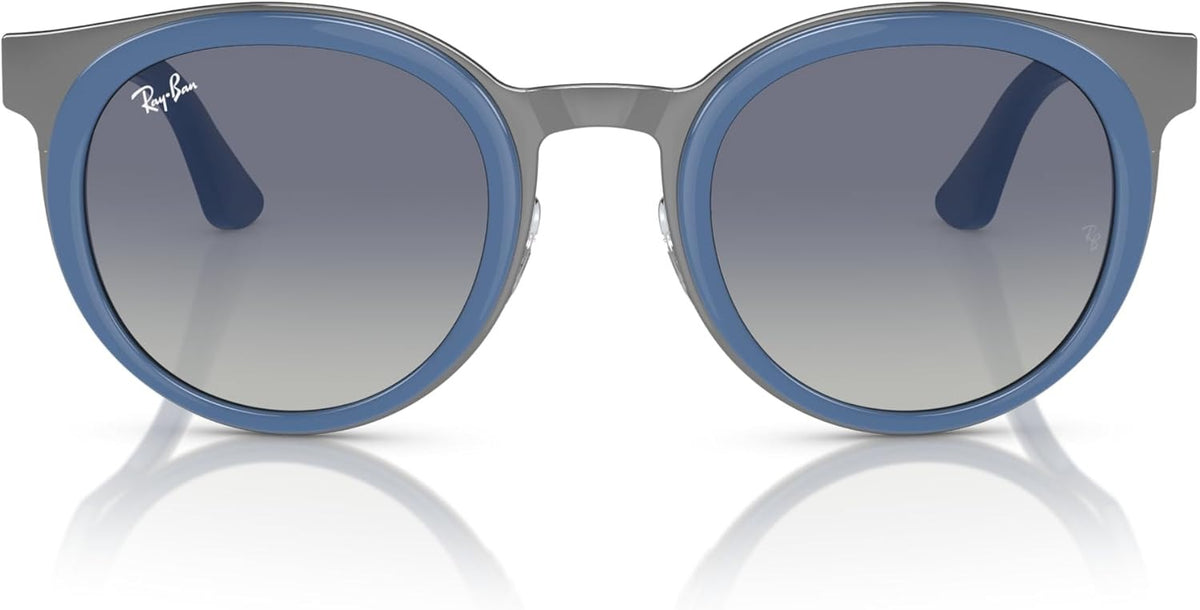 Ray-Ban RB3710 92584L Sunglasses 50mm Light Blue on Gunmetal / Grey Gradient