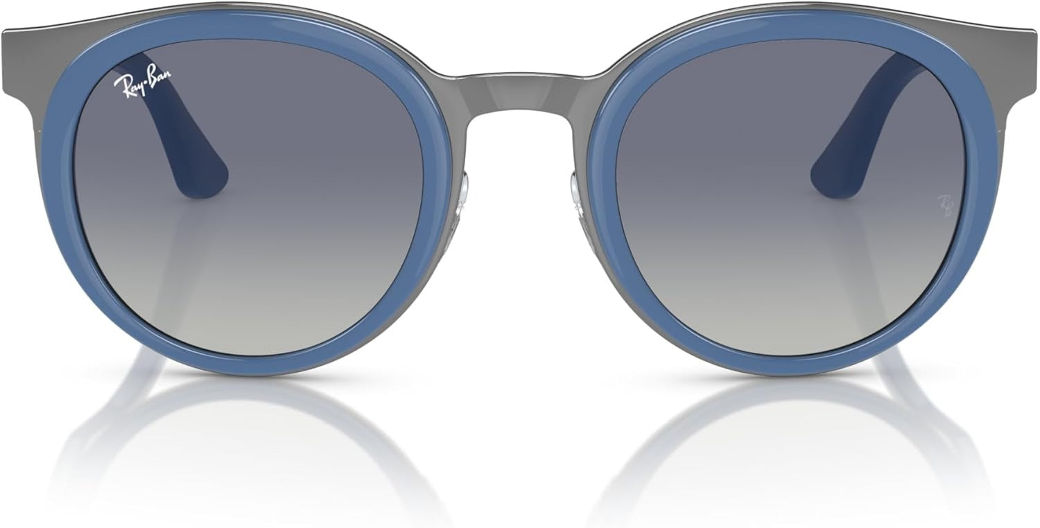 Ray-Ban RB3710 92584L Sunglasses 50mm Light Blue on Gunmetal / Grey Gradient