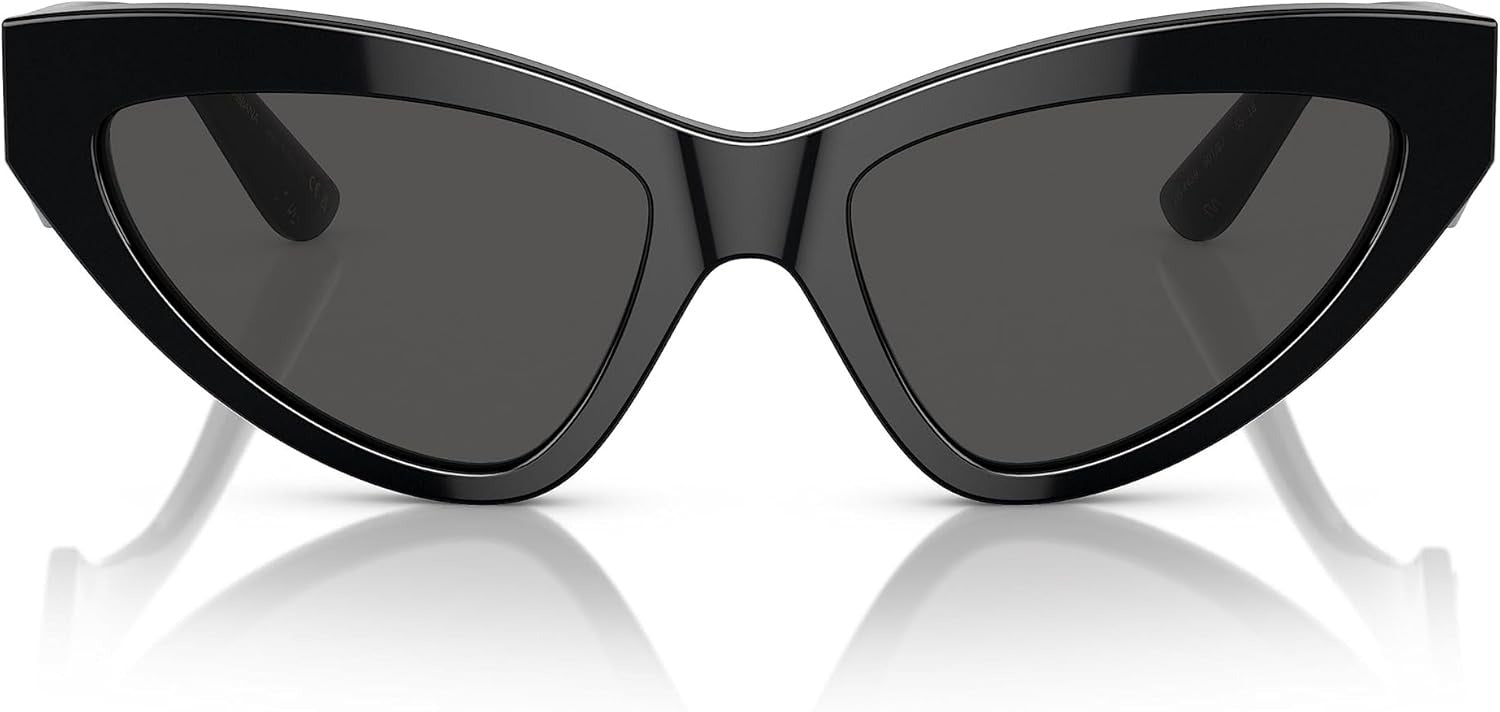 Dolce & Gabbana Sunglasses DG4439 501/87 55mm Black / Dark Grey Lens