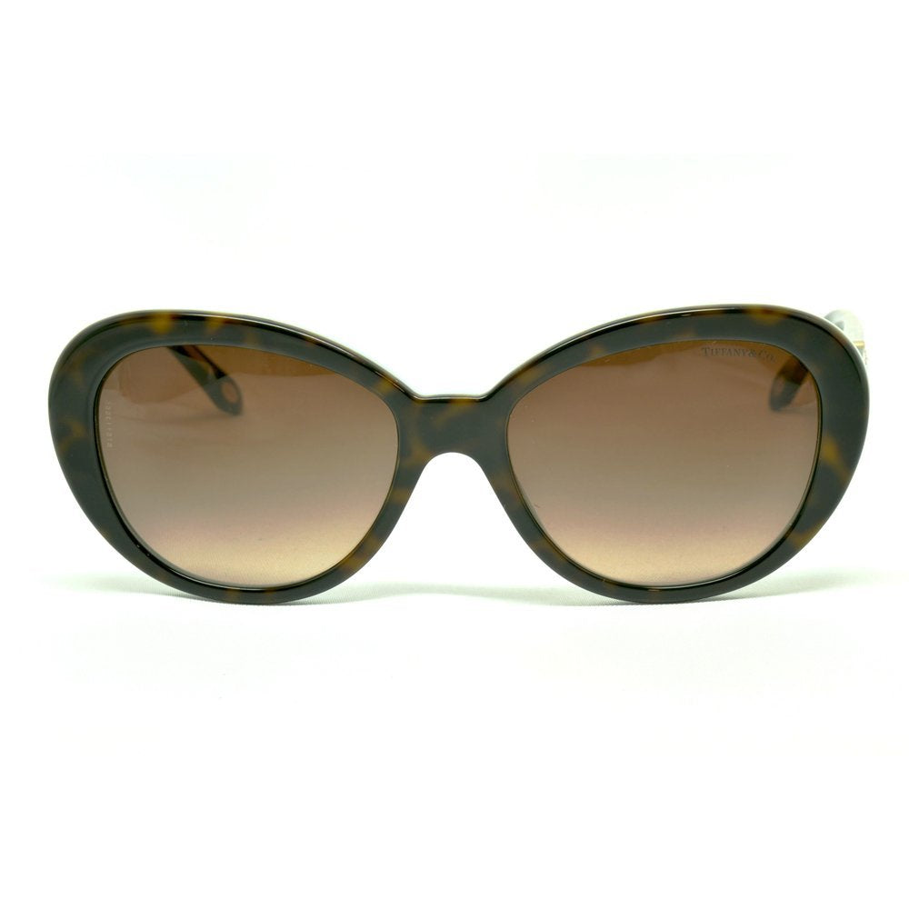 Tiffany &amp; Co Sunglasses TF4118B 81343B 55mm Havana Azure / Brown Gradient Lens