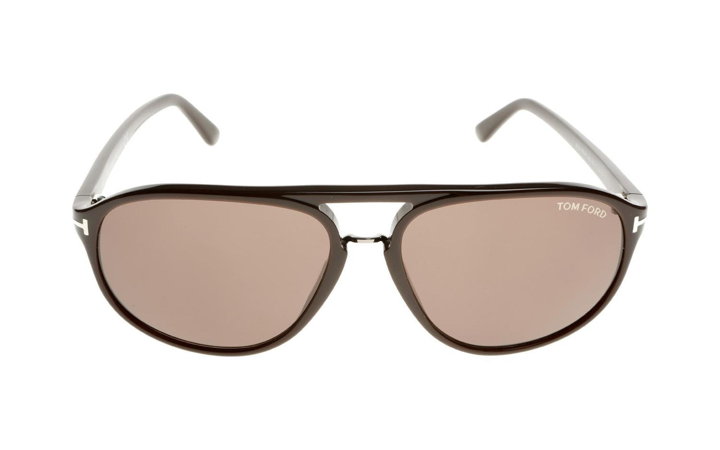 Tom Ford Jacob TF 0447F 49J Sunglasses Matte Dark Brown / Roviex Brown Lens