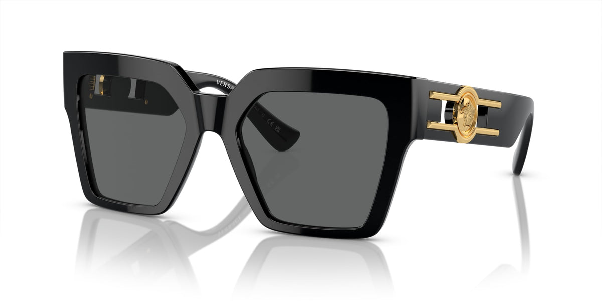 Versace Sunglasses VE4458 GB187 54mm Black / Dark Grey Lens