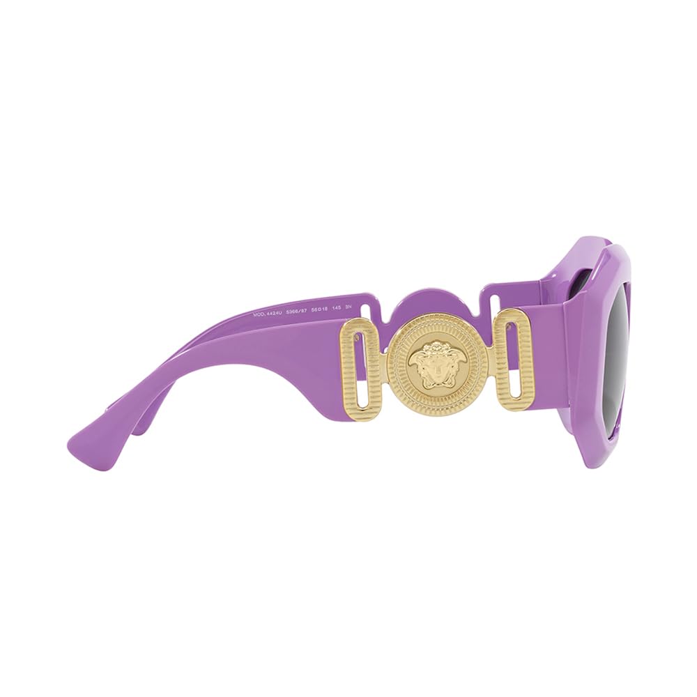 Versace Sunglasses VE4424U 536687 56mm Lilac / Dark Grey Lens