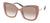 Prada Sunglasses PR03YS 01Y1L0 53mm Alabaster Crystal / Gradient Brown Lens