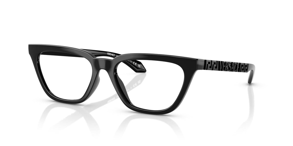 Versace Eyeglasses VE3352U GB1 53mm Black / Demo Lens