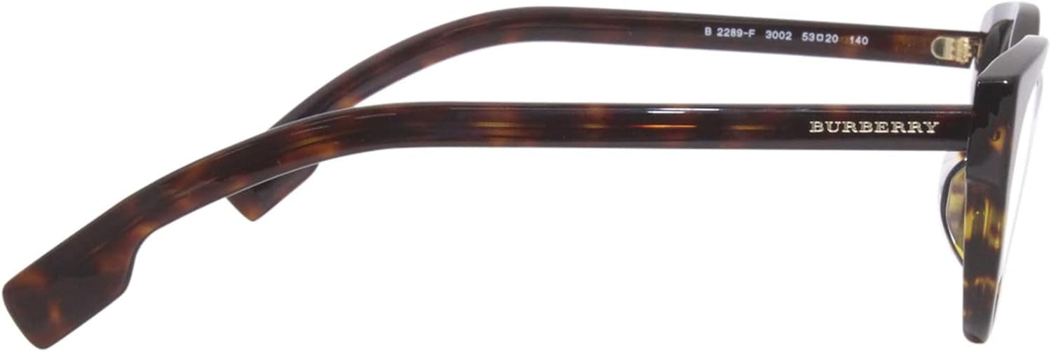 Burberry BE2289 3002 Eyeglasses 51mm Dark Havana / Clear Demo Lens
