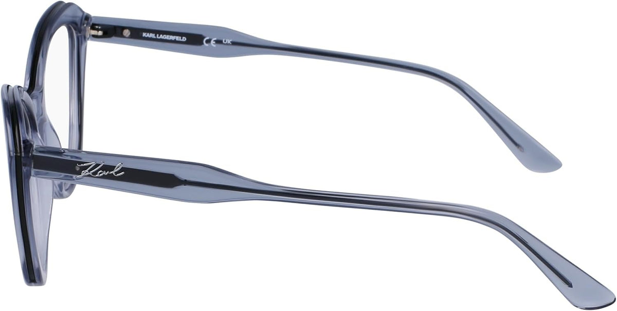 Karl Lagerfeld Eyeglasses KL6137 020 52mm Transparent Grey / Demo Lens