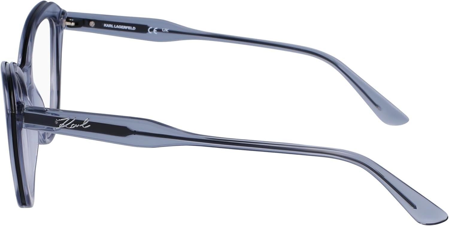 Karl Lagerfeld Eyeglasses KL6137 020 52mm Transparent Grey / Demo Lens