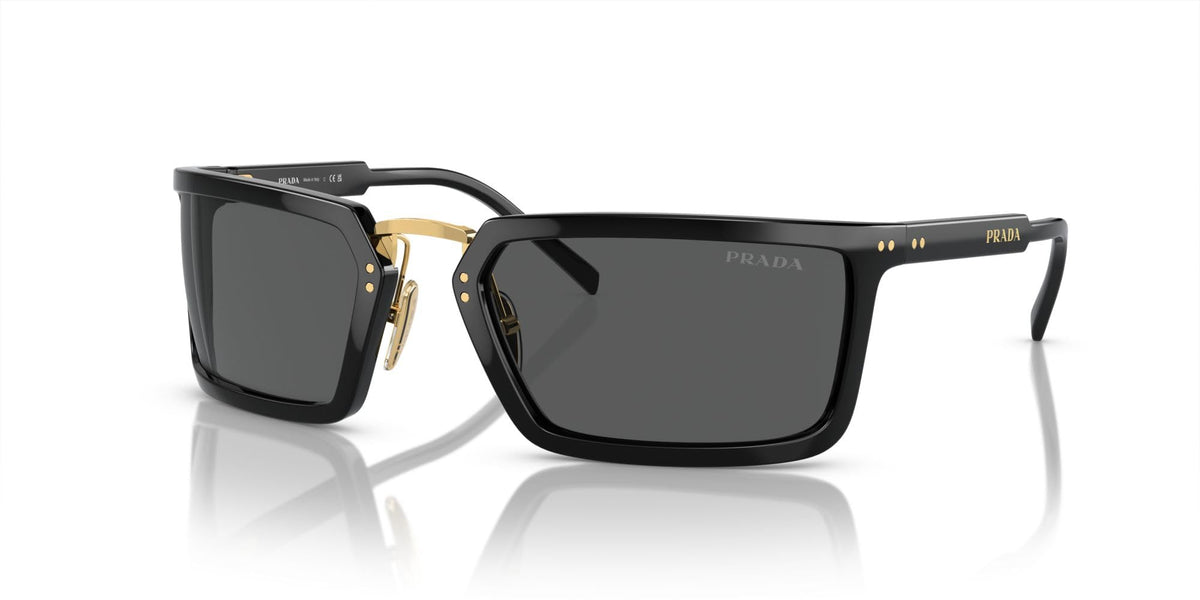 Prada Sunglasses PRA11S 1AB5S0 62mm Black / Dark Grey Lens