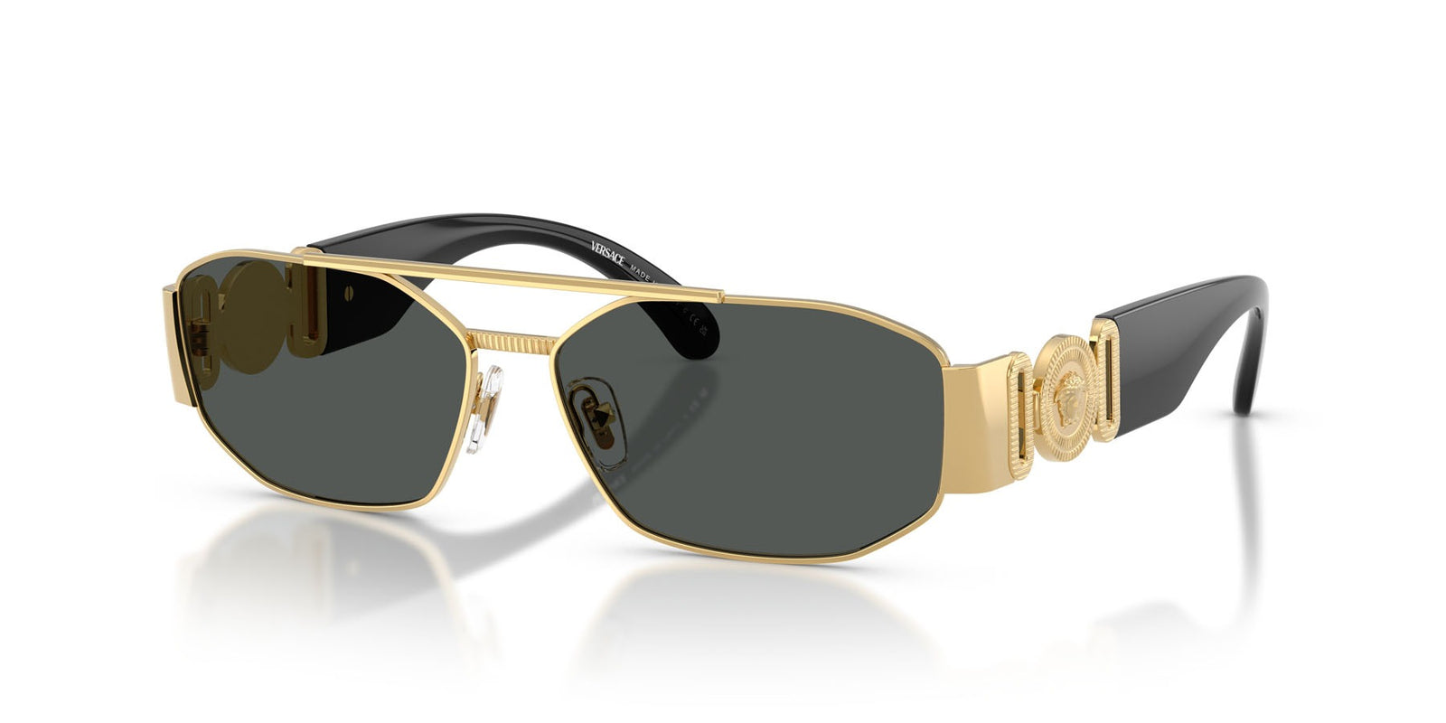 Versace Sunglasses VE2287 100287 58mm Gold / Dark Grey Lens