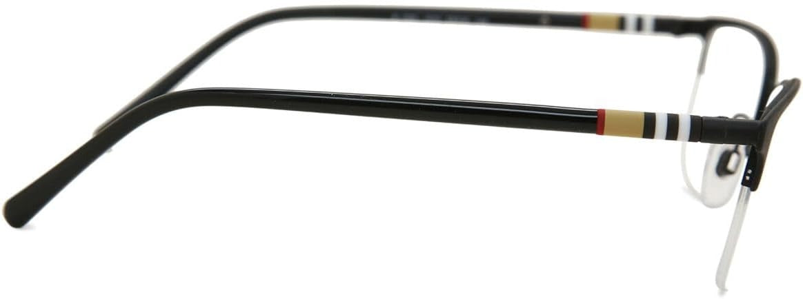 Burberry BE1323 1213 Eyeglasses 54mm Black Rubber / Clear Demo Lens