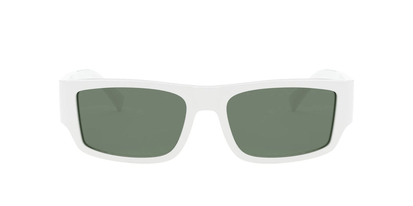 Versace Sunglasses VE4385 532771 56mm White / Dark Green Lens