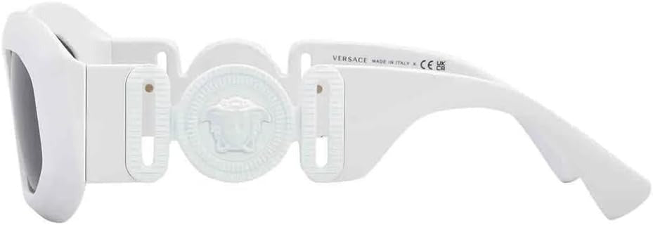 Versace Sunglasses VE4425U 543887 54mm White / Dark Grey Lens