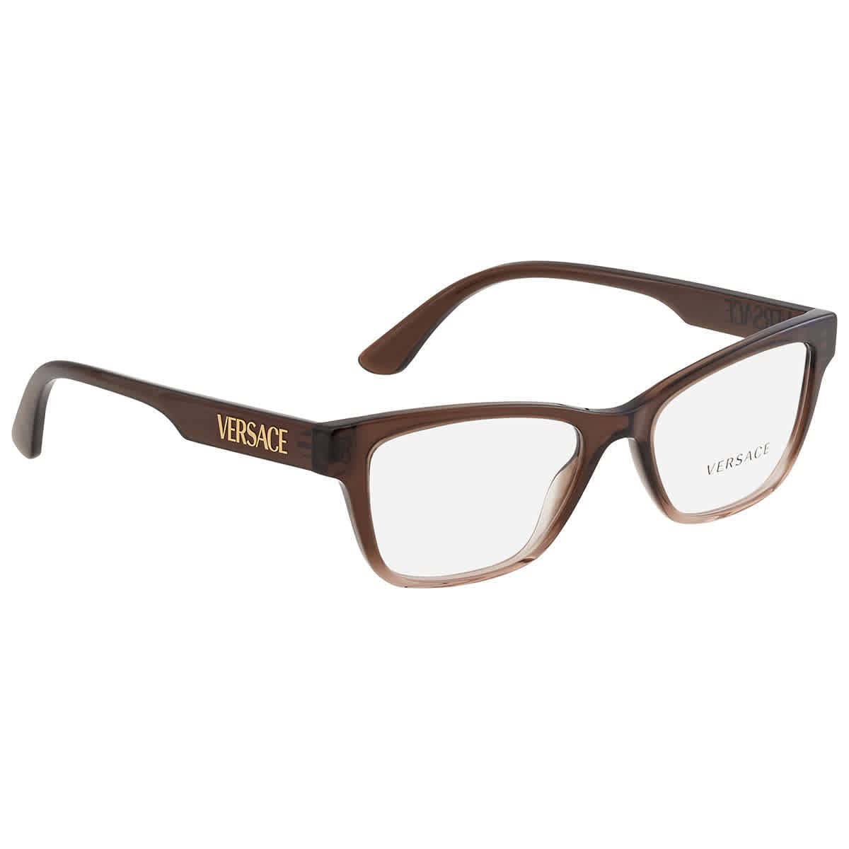 Versace Eyeglasses VE3316 5332 53mm Brown Gradient Beige / Demo Lens