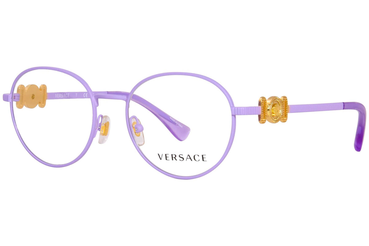 Versace Kids Eyeglasses VK1002 1497 46mm Matte Violet / Demo Lens