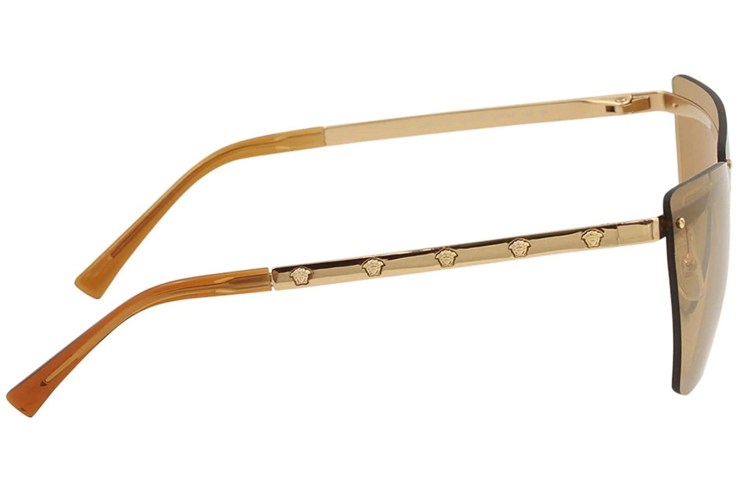 VERSACE Sunglasses VE2190 1412/7T Pink Gold / Orange Gold Mirror