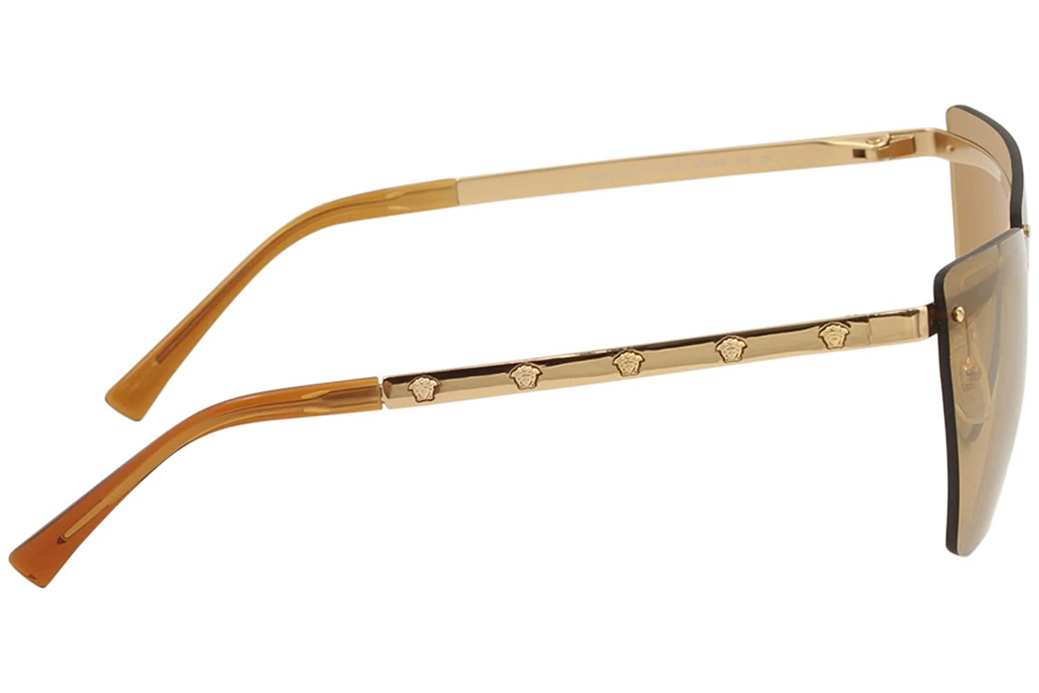 VERSACE Sunglasses VE2190 1412/7T Pink Gold / Orange Gold Mirror