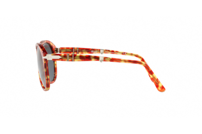 Persol Sunglasses PO714 106056 52mm Red Havana / Blue Lens