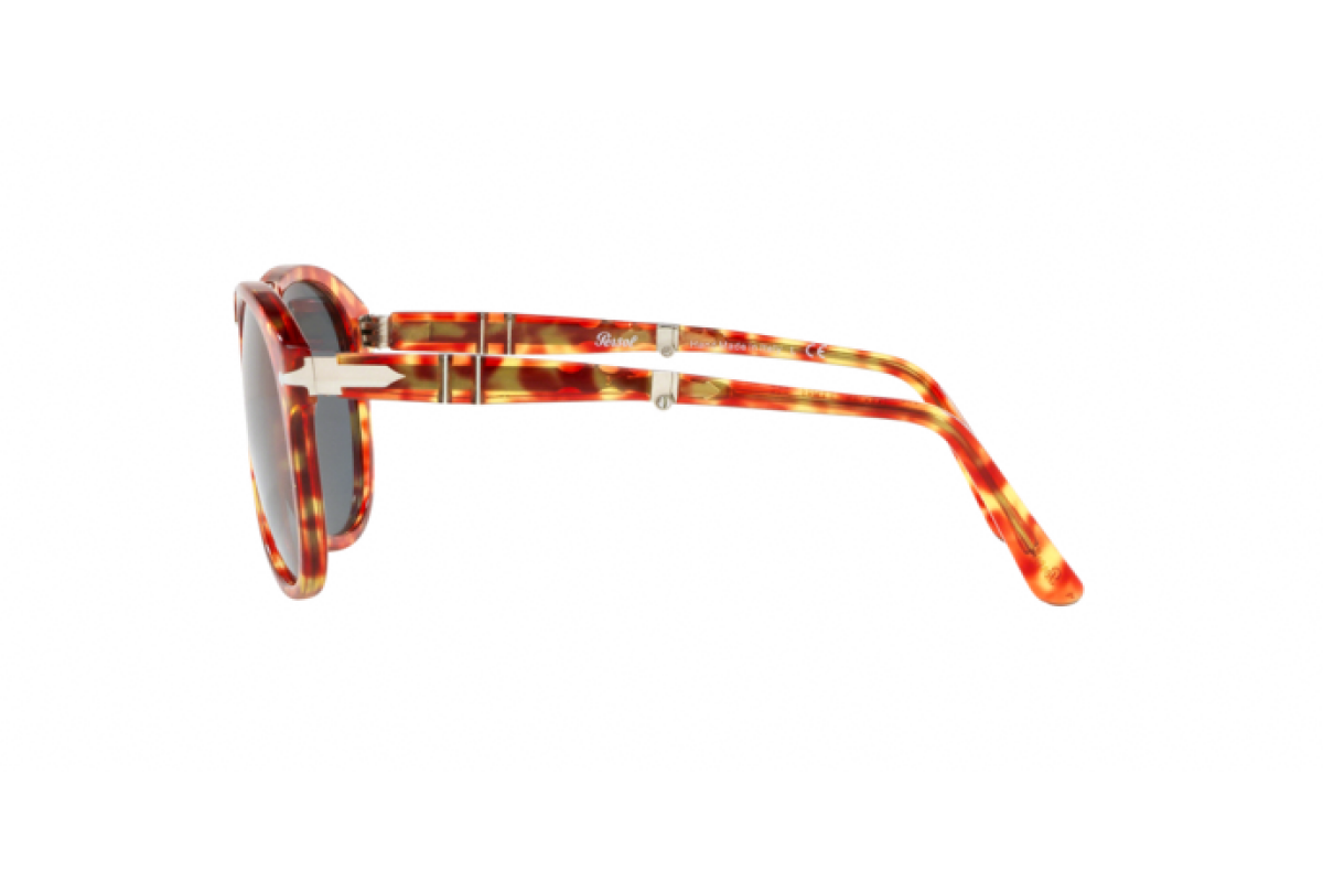 Persol Sunglasses PO714 106056 52mm Red Havana / Blue Lens