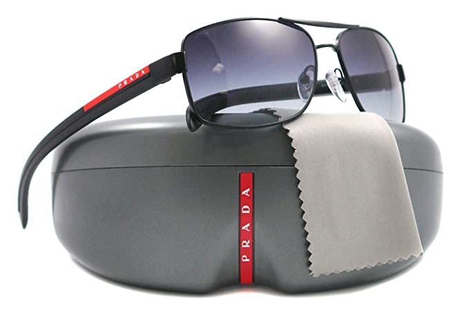 Prada Sport Sunglasses PS50LS 1B0-3M1 Black / Grey Gradient Lens