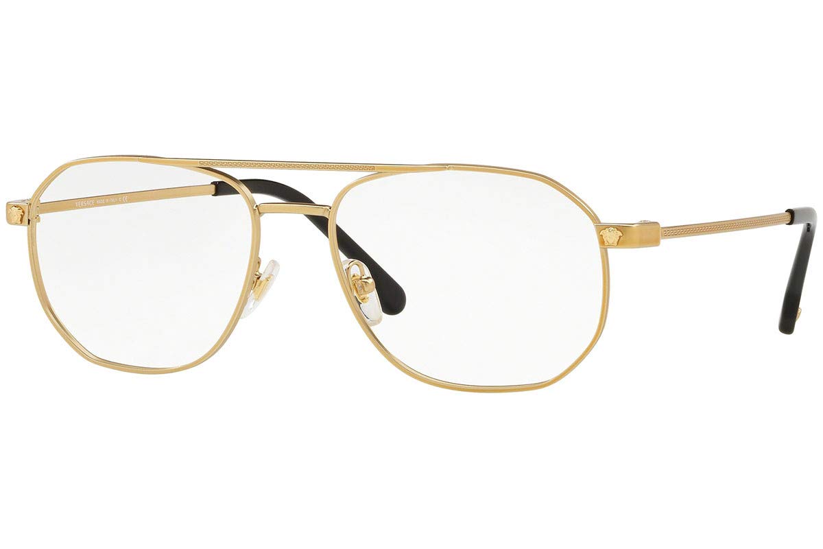 Versace Eyeglasses VE1252 1428 55mm Gold / Demo Lens