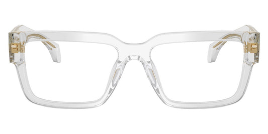 Versace Eyeglasses VE3374U 5519 53mm Light Transparent Grey / Demo Lens
