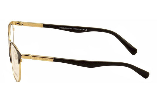 Dolce & Gabbana Eyeglasses DG1246 1220 53mm Black Gold / Demo Lens