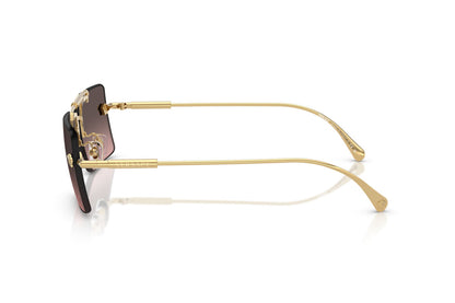 Versace Sunglasses VE2245 100258 60mm Gold / Pink Gradient Grey Flash Silver