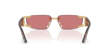 Versace Sunglasses VE2291 100275 59mm Gold Havana / Red Hiper Lens
