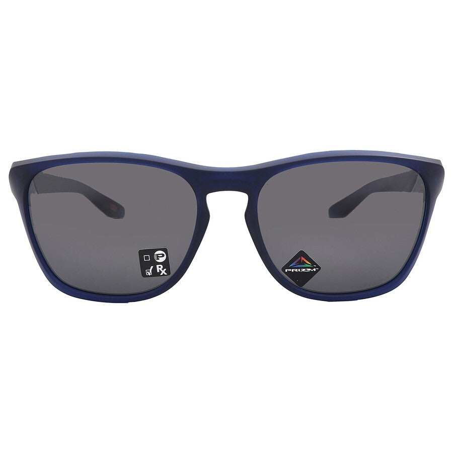 Oakley Manorburn OO9479 947916 Sunglasses 56mm Matte Trans Blue/Prizm Black Lens