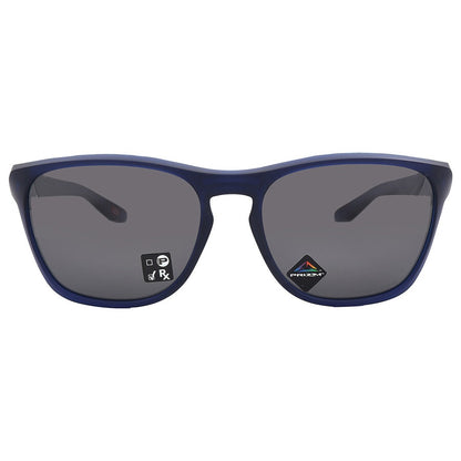 Oakley Manorburn OO9479 947916 Sunglasses 56mm Matte Trans Blue/Prizm Black Lens