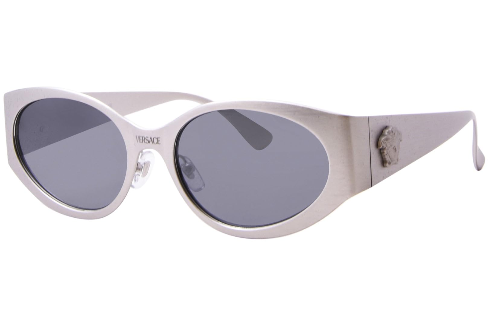 Versace Sunglasses VE2263 12666G 56mm Matte SIlver / Light Grey Mirror Lens