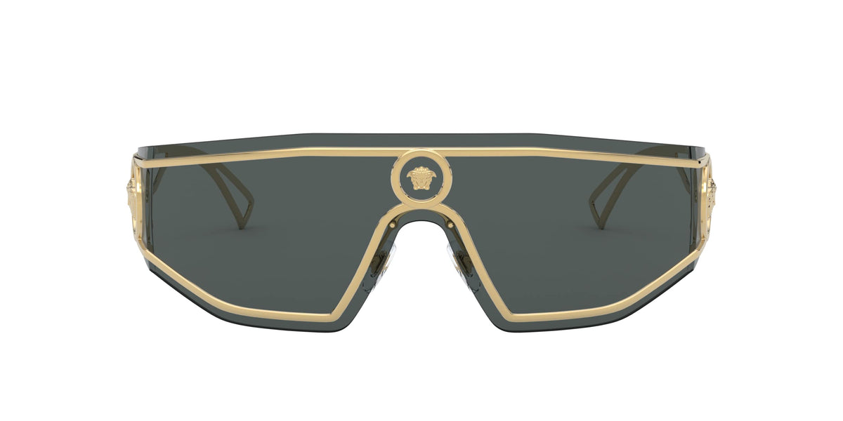 Versace Sunglasses VE2226 100287 45mm Gold / Grey Lens