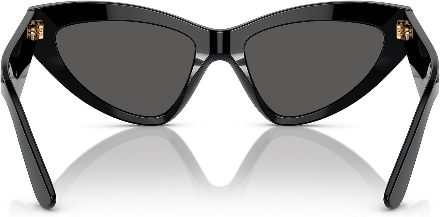 Dolce & Gabbana Sunglasses DG4439 501/87 55mm Black / Dark Grey Lens
